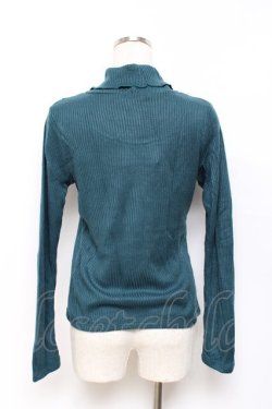 画像2: axes femme / レース切り替えテレコニットソー M グリーン Y-25-10-18-104-AX-TO-SZ-ZY