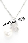 axes femme / パール×蝶ネックレス  シルバー Y-25-10-18-002-AX-AC-SZ-ZY