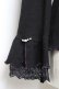 画像3: axes femme / 袖レース配色メローフリルプルオーバー F 黒 Y-25-10-18-110-AX-TO-SZ-ZY (3)
