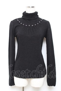 画像1: axes femme / パール使いリブタートル M ワイン Y-25-10-18-111-AX-TO-SZ-ZY