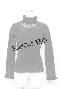 axes femme / パール使いリブタートル M 黒 Y-25-10-18-112-AX-TO-SZ-ZI