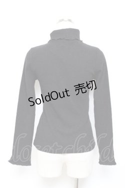 画像2: axes femme / パール使いリブタートル M 黒 Y-25-10-18-112-AX-TO-SZ-ZI