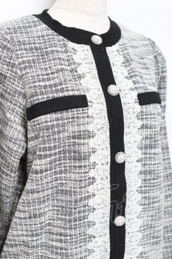 画像3: axes femme /  ツイードトップス  グレー Y-25-10-18-116-AX-TO-SZ-ZY