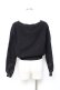画像2: axes femme / バルーン袖ショート丈ニットカーディガン M 黒 Y-25-10-18-119-AX-TO-SZ-ZY (2)