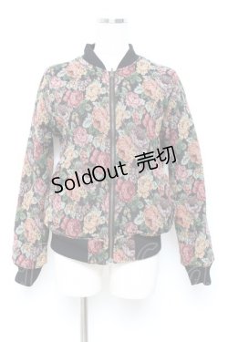 画像3: axes femme / ゴブラン織リバーシブルブルゾン M 黒 Y-25-10-18-120-AX-JA-SZ-ZI