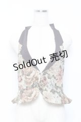 axes femme POETIQUE / ペプラムゴブランベスト M キナリ Y-25-10-18-121-AX-TO-SZ-ZY