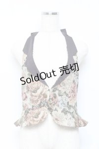 axes femme POETIQUE / ペプラムゴブランベスト M キナリ Y-25-10-18-121-AX-TO-SZ-ZY