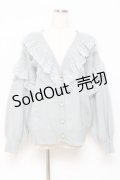 Rojita / レースフリルニットカーデ M ミント Y-25-10-18-123-LO-TO-SZ-ZY