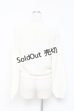 画像2: Ank Rouge / ヨークフリルプルオーバー M 白 Y-25-10-18-126-CA-TO-SZ-ZY