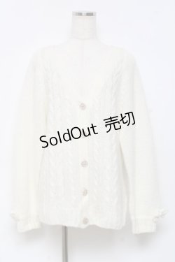 画像1: LIZ LISA / ニットカーディガン  白 Y-25-10-18-131-LO-TO-SZ-ZY