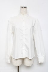 Fi.n.t / フリル使いスタンドカラーシャツ F 白 Y-25-10-18-137-CA-BL-SZ-ZY