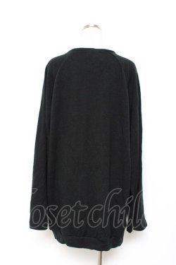 画像2: KMK / ベアプリントニット  黒 Y-25-10-18-138-PU-TO-SZ-ZY