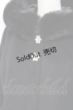 画像3: Rojita / バックリボンフーディーコート M 黒 Y-25-10-18-150-LO-CO-SZ-ZY