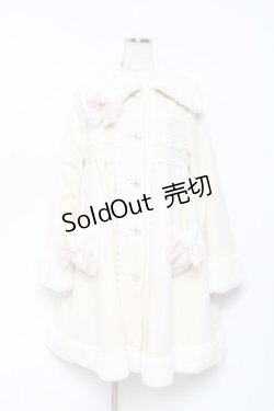 画像1: BABY,THE STARS SHINE BRIGHT / ドットリボンハートマーガレットコート  アイボリー Y-25-10-18-154-BA-CO-SZ-ZT0205S