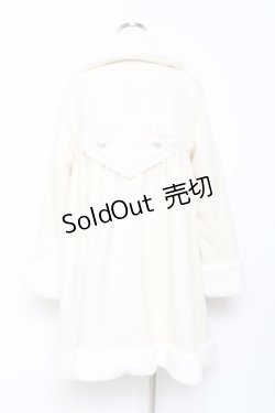 画像3: BABY,THE STARS SHINE BRIGHT / ドットリボンハートマーガレットコート  アイボリー Y-25-10-18-154-BA-CO-SZ-ZT0205S