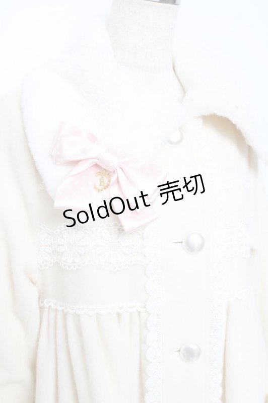 画像4: BABY,THE STARS SHINE BRIGHT / ドットリボンハートマーガレットコート  アイボリー Y-25-10-18-154-BA-CO-SZ-ZT0205S (4)