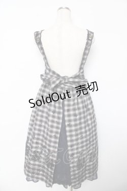 画像2: axes femme / チェックワンピース  紺 Y-25-10-18-163-AX-OP-SZ-ZY