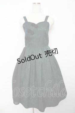 画像1: axes femme kawaii / シノワズリジャンパースカート M グリーン Y-25-10-18-165-AX-OP-SZ-ZY