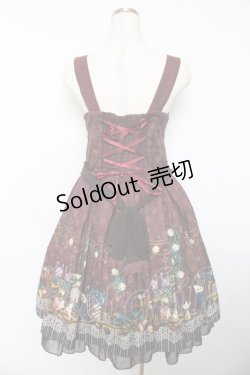 画像2: axes femme kawaii / キャロルナイトワンピース M ワイン Y-25-10-18-168-AX-OP-SZ-ZY