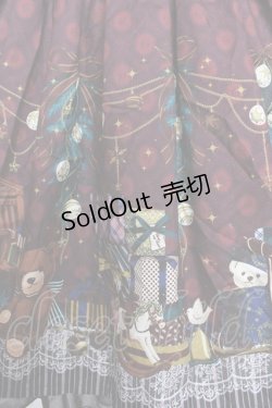 画像4: axes femme kawaii / キャロルナイトワンピース M ワイン Y-25-10-18-168-AX-OP-SZ-ZY