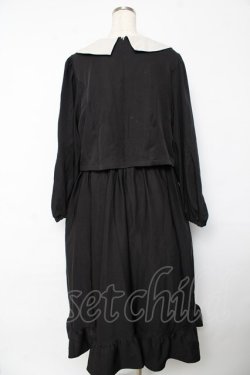 画像2: m petit by misako / サンリオキャラクターズコラボ クロミワッペン付きワンピース LL 中黒 Y-25-10-18-184-LO-OP-SZ-ZY