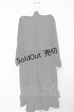 画像2: m petit by misako / サンリオキャラクターズコラボ クロミワッペン付きワンピース LL 中黒 Y-25-10-18-184-LO-OP-SZ-ZY