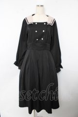 m petit by misako / サンリオキャラクターズコラボ クロミセーラーワンピース L 中黒 Y-25-10-18-185-LO-OP-SZ-ZY