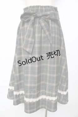 画像2: Amavel / Mademoiselleコルセット風スカート F グリーン Y-25-10-18-203-CA-SK-SZ-ZY