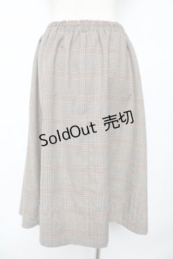 画像2: axes femme / チェックスカート M 茶 Y-25-10-18-204-AX-SK-SZ-ZI