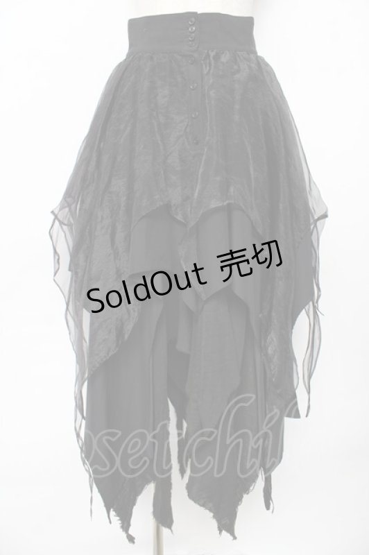 画像1: alice auaa / レイヤードスカート 4 ブラック Y-25-10-18-206-AA-SK-SZ-ZY (1)