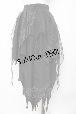 画像2: alice auaa / レイヤードスカート 4 ブラック Y-25-10-18-206-AA-SK-SZ-ZY