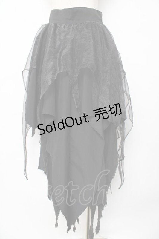 画像2: alice auaa / レイヤードスカート 4 ブラック Y-25-10-18-206-AA-SK-SZ-ZY (2)