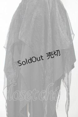 画像3: alice auaa / レイヤードスカート 4 ブラック Y-25-10-18-206-AA-SK-SZ-ZY