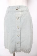 axes femme POETIQUE / コーデュロイミニスカート M ミント Y-25-10-18-207-AX-SK-SZ-ZY