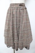 axes femme / ビット使いサススカート M 茶 Y-25-10-18-210-AX-SK-SZ-ZY