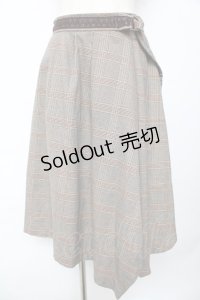 axes femme / チェックスカート M 茶 Y-25-10-18-211-AX-SK-SZ-ZI