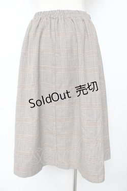 画像2: axes femme / チェックスカート M 茶 Y-25-10-18-211-AX-SK-SZ-ZI