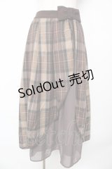 axes femme POETIQUE / リボンベルトロングスカート M 茶 Y-25-10-18-214-AX-SK-SZ-ZY