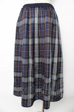 画像2: axes femme POETIQUE / リボンベルトロングスカート M 紺 Y-25-10-18-215-AX-SK-SZ-ZY