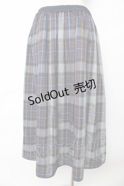 画像2: axes femme POETIQUE / リボンベルトロングスカート M 紺 Y-25-10-18-215-AX-SK-SZ-ZI