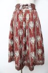 画像1: axes femme / シャンデリアフラワー柄スカート F 赤 Y-25-10-18-219-AX-SK-SZ-ZT521 (1)