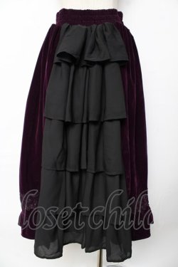 画像2: axes femme kawaii / ベルベットドールスカート M パープル Y-25-10-18-220-AX-OP-SZ-ZY