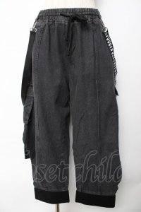 KRY CLOTHING / IRUKA５　パンツ  ブラックデニム Y-25-10-18-226-EL-PA-SZ-ZY