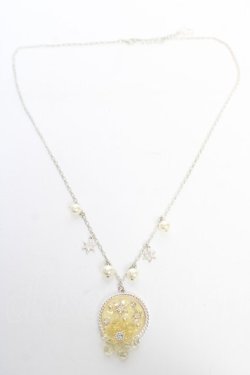 画像2: axes femme / スノークリスタルネックレス  イエロー Y-25-10-18-003-AX-AC-SZ-ZY