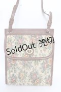 axes femme / ゴブランショルダーバッグ  茶 Y-25-10-18-035-AX-BG-SZ-ZY