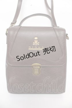 画像1: m petit by misako / NINA‘S 2WAYバッグ  濃茶 Y-25-10-18-036-LO-BG-SZ-ZY