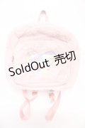 Ank Rouge / ふわふわフェイクファーハート型くり抜きリュック  ピンク Y-25-10-18-038-CA-BG-SZ-ZY
