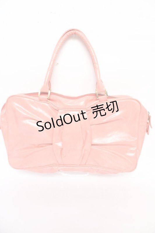 画像2: Emily Temple cute / リボン型エナメルバッグ  ピンク Y-25-10-18-039-ET-BG-SZ-ZTK038 (2)