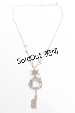 画像2: axes femme / キーモチーフネックレス  アンティーク Y-25-10-18-004-AX-AC-SZ-ZY