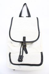 axes femme / 総レースリュック  白 Y-25-10-18-040-AX-BG-SZ-ZY